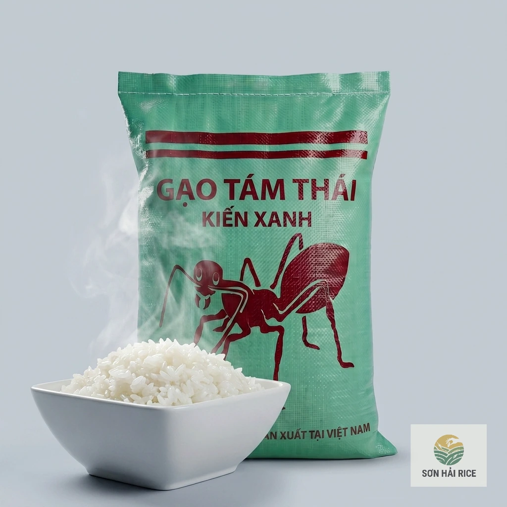 Gạo Gạo Tám Thái Kiến Xanh Thơm Mềm Tự Nhiên | Sơn Hải Rice