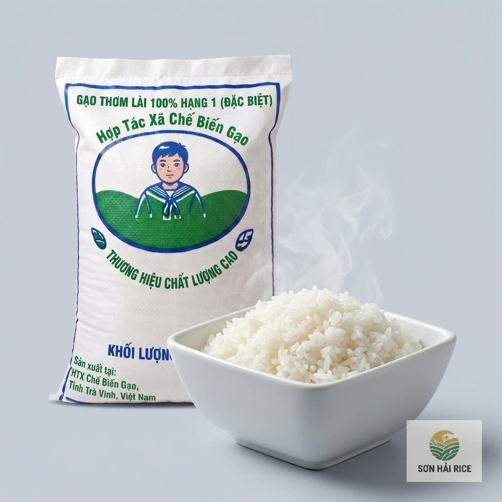 Gạo Gạo Tám Thái Xanh Em Bé Thơm Mềm Tự Nhiên | Sơn Hải Rice